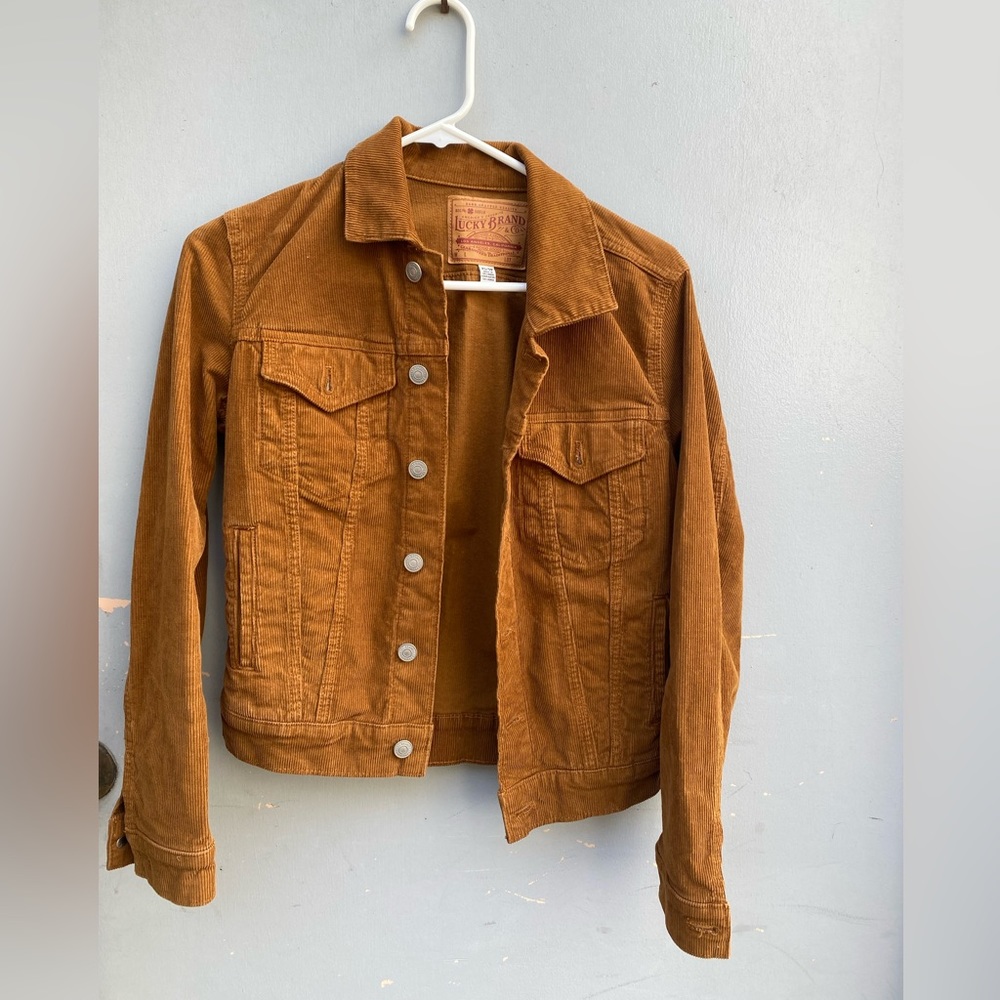 Lucky Brand Brown/Tan Corduroy Jacket